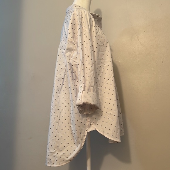 GLORIA VANDERBILT The Amanda shirt, White button up XL NWT - Picture 7 of 16